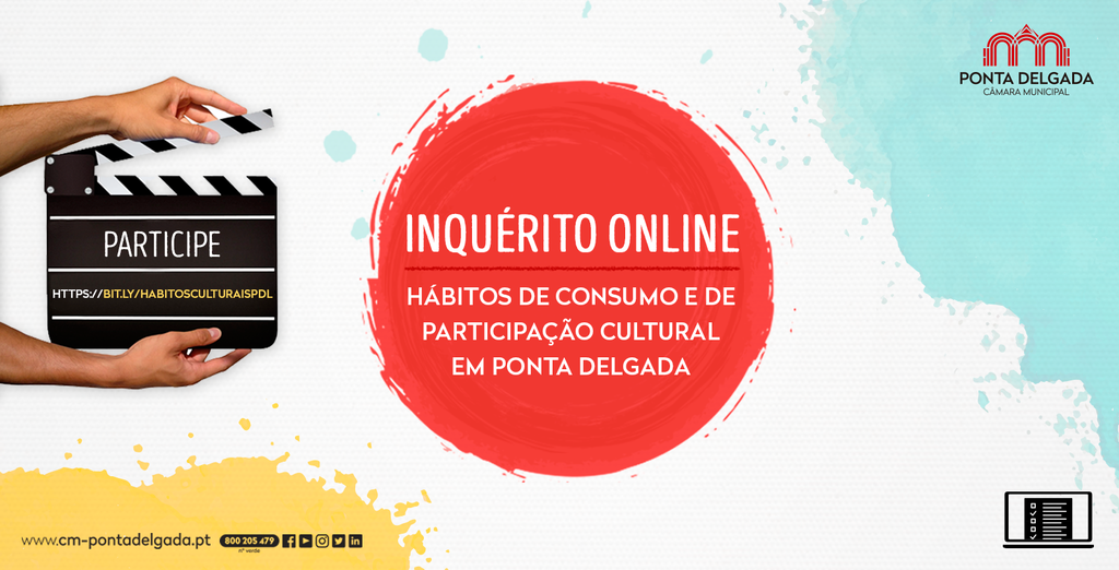 Autarquia promove inquérito sobre hábitos de consumo e de participação cultural em Ponta Delgada
